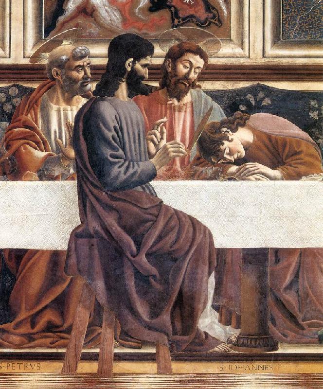 Andrea del Castagno Last Supper (detail) Germany oil painting art